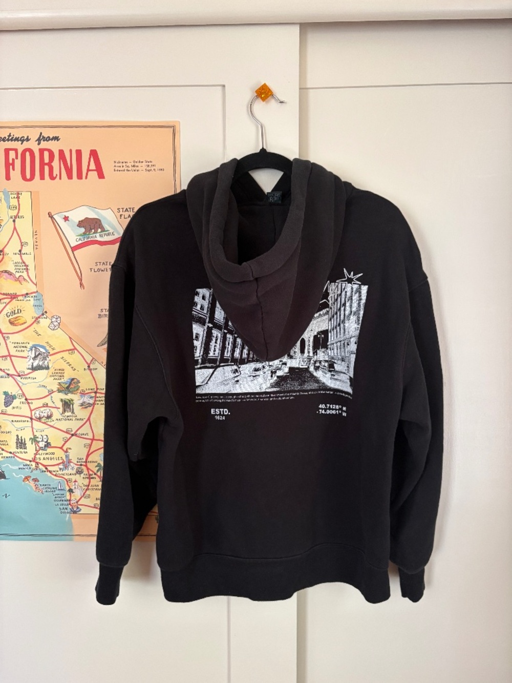 Wild Fable Black Oversize NY Hoodie